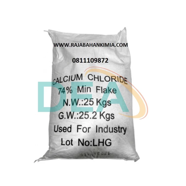 Bahan Kimia Calcium Chloride Flake CaCl2 25 kg
