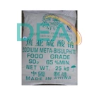 Sodium Metabisulfite Ex.China 25Kg /Zak 1