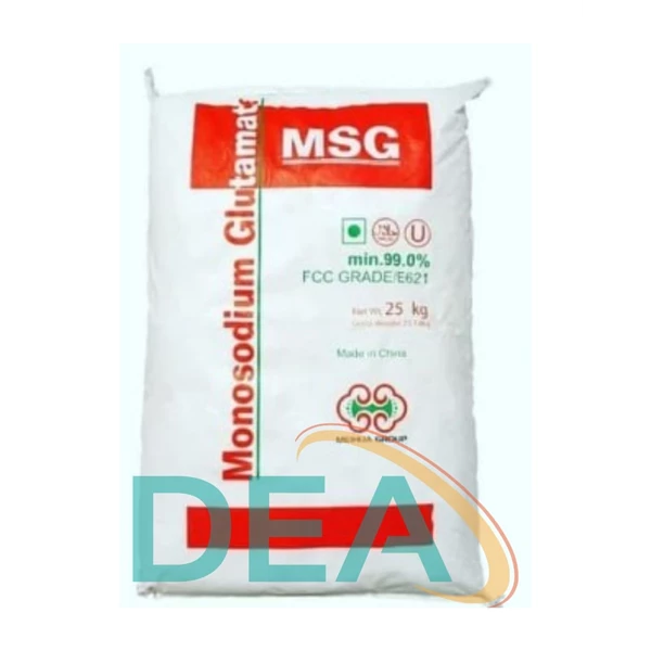 Bahan Kimia Monosodium Glutamate  (MSG) Meihua 25Kg /Zak